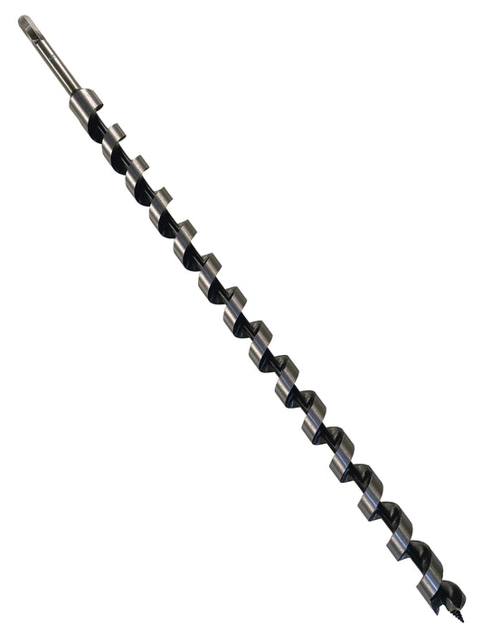 Solid Core Auger Drill Bit, 25mm x 600mm (approx. 1" x 24")